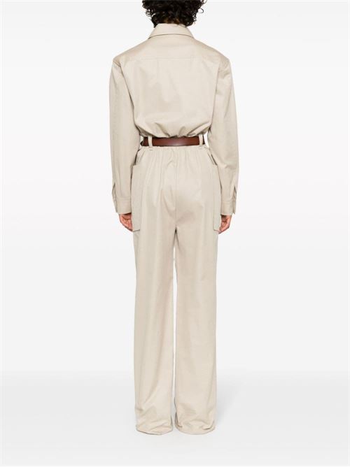 Twill jumpsuit with belt SAINT LAURENT | 785813Y9I229610